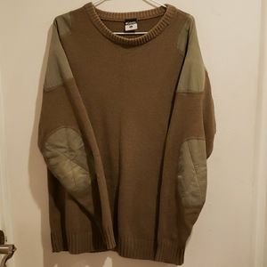 Vintage Men's Columbia Sweater Green Size L Large